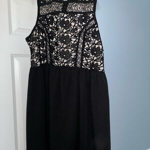 Xhilaration Black Lace Dress